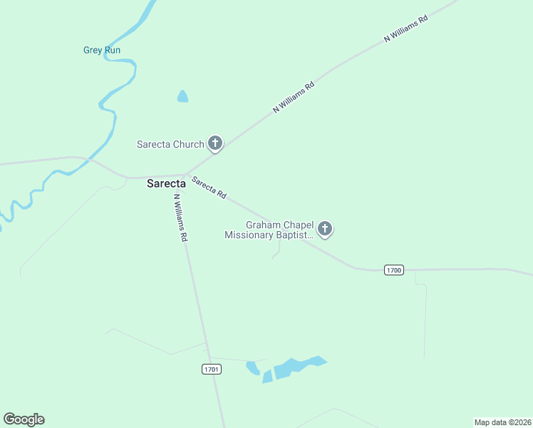 map of restaurants, bars, coffee shops, grocery stores, and more near 1229 Sarecta Road in Pink Hill