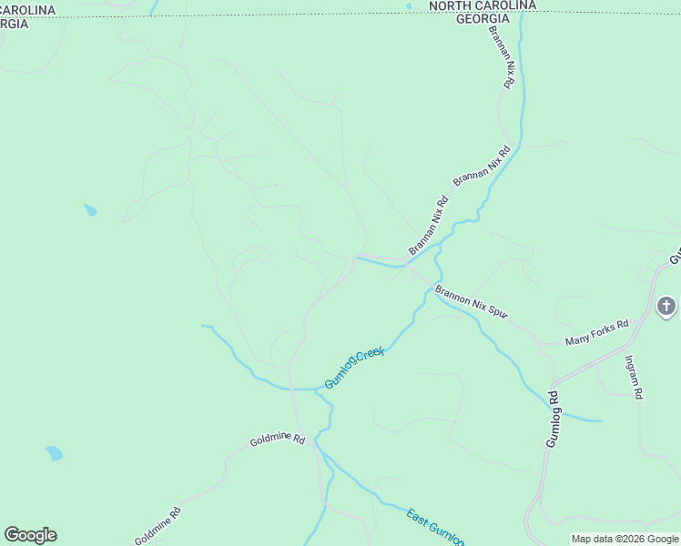 map of restaurants, bars, coffee shops, grocery stores, and more near 1042 Brannon Nix Road in Young Harris