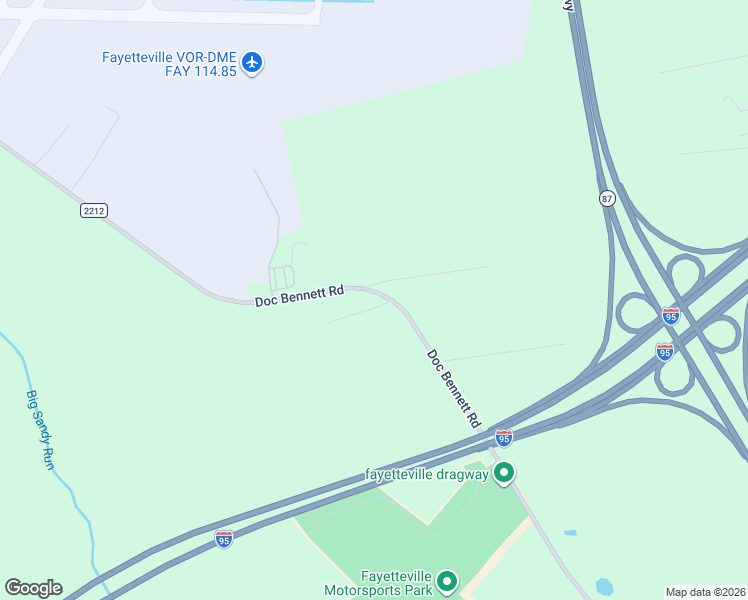 map of restaurants, bars, coffee shops, grocery stores, and more near 1256 Nathaniel Avenue in Fayetteville