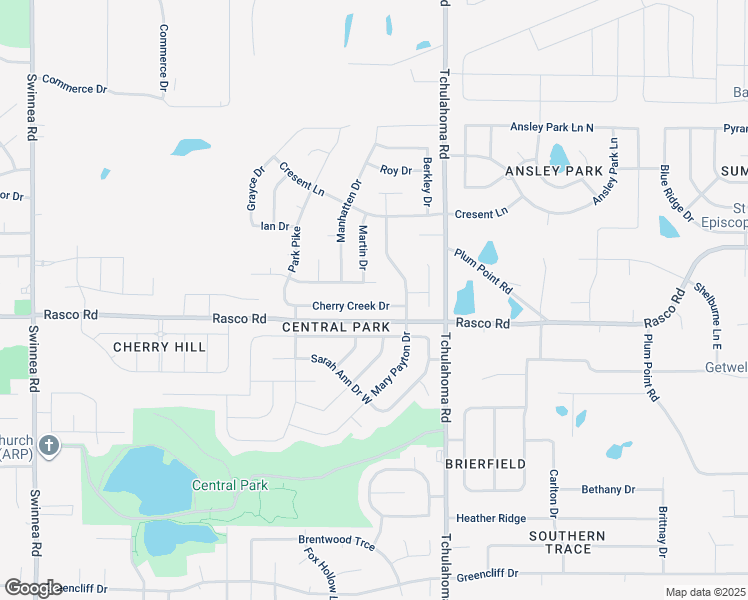 map of restaurants, bars, coffee shops, grocery stores, and more near 1826 Cherry Creek Drive in Southaven