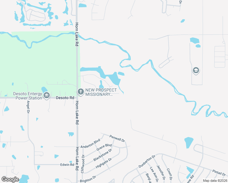 map of restaurants, bars, coffee shops, grocery stores, and more near 3708 Jordan View Drive in Southaven