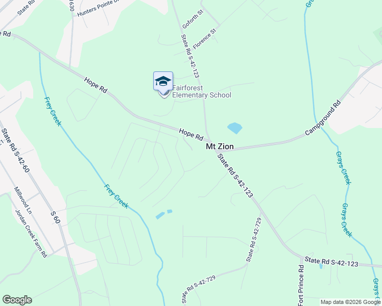 map of restaurants, bars, coffee shops, grocery stores, and more near 111 Hope Road in Spartanburg