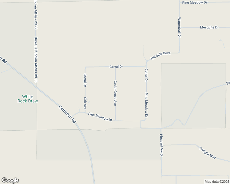 map of restaurants, bars, coffee shops, grocery stores, and more near Cedar Grove Avenue in Cibola County