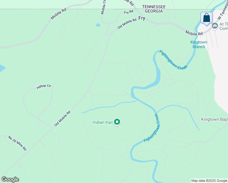 map of restaurants, bars, coffee shops, grocery stores, and more near 12 Cherokee Lane in McCaysville