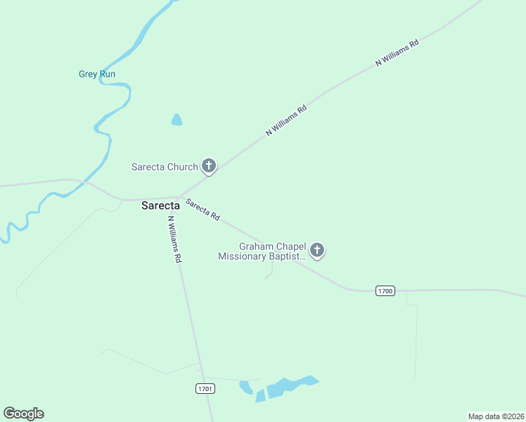 map of restaurants, bars, coffee shops, grocery stores, and more near 1229 Sarecta Road in Pink Hill