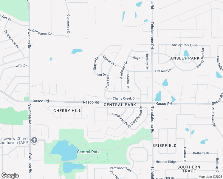 map of restaurants, bars, coffee shops, grocery stores, and more near 1631 Madison Cove East in Southaven