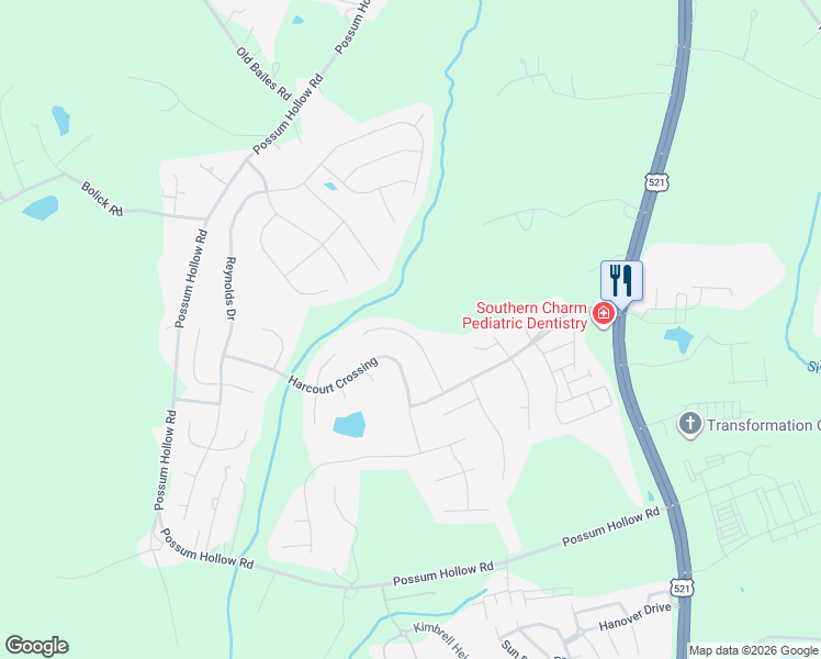 map of restaurants, bars, coffee shops, grocery stores, and more near 6458 Chadwell Court in Indian Land