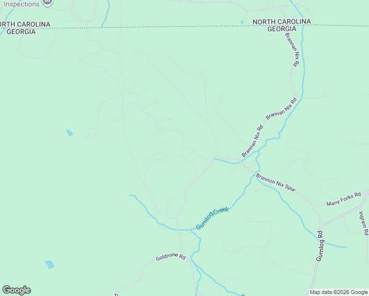 map of restaurants, bars, coffee shops, grocery stores, and more near 77 Franklin Place in Young Harris