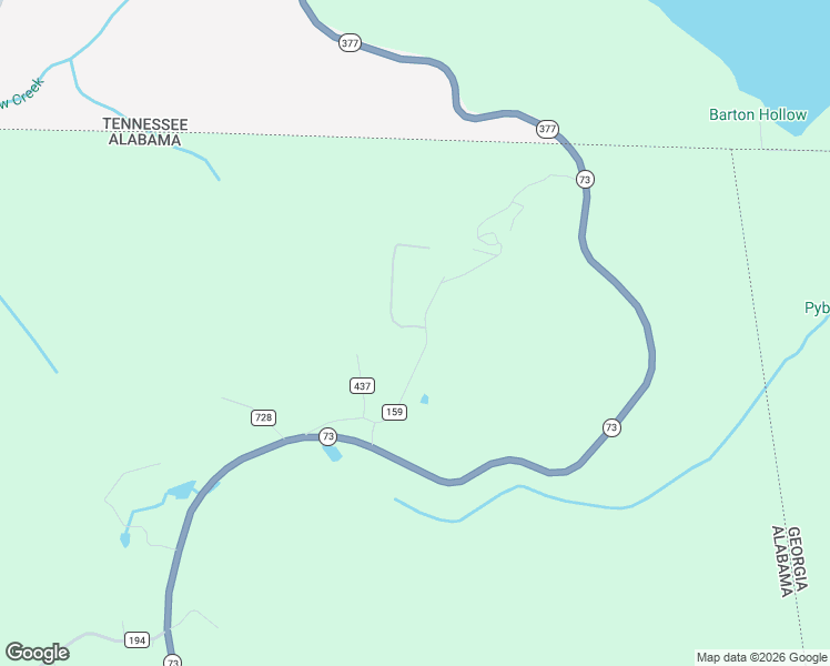 map of restaurants, bars, coffee shops, grocery stores, and more near 373 County Road 159 in Bryant