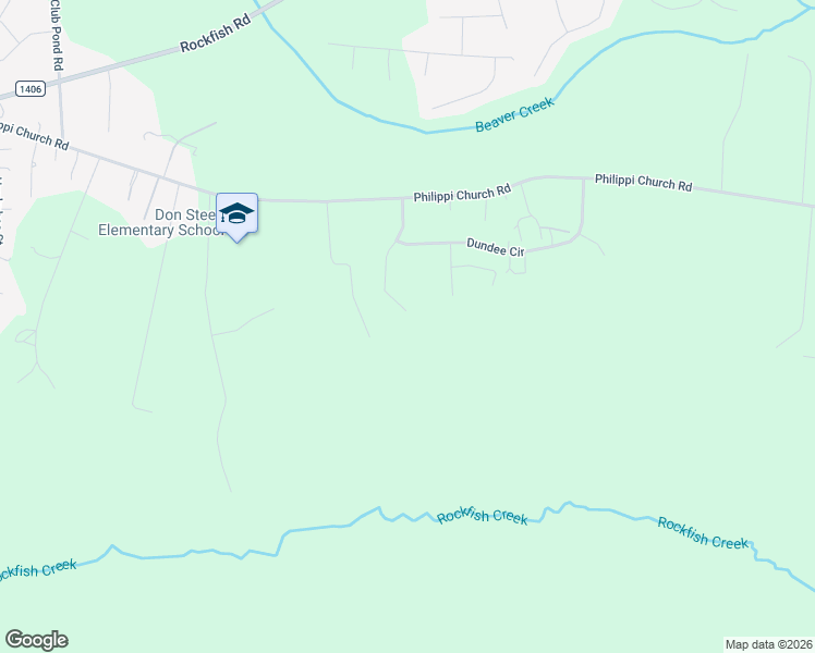 map of restaurants, bars, coffee shops, grocery stores, and more near 999 Dundee Farm Road in Raeford