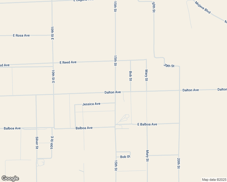 map of restaurants, bars, coffee shops, grocery stores, and more near Dalton Avenue in Mojave