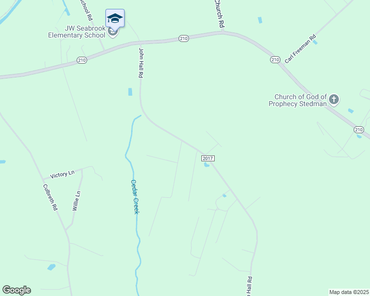 map of restaurants, bars, coffee shops, grocery stores, and more near 2412 John Hall Road in Fayetteville
