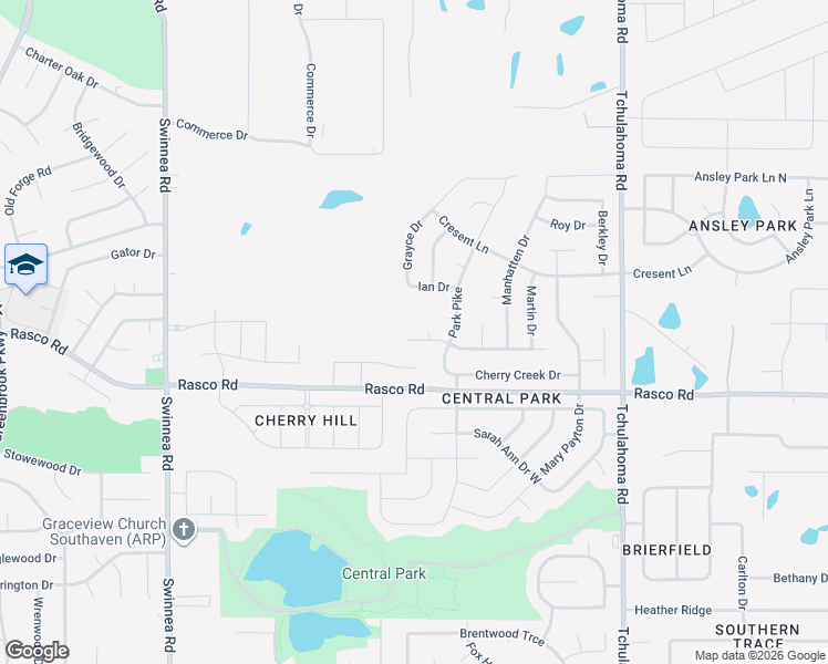 map of restaurants, bars, coffee shops, grocery stores, and more near 1551 Madison Cove East in Southaven