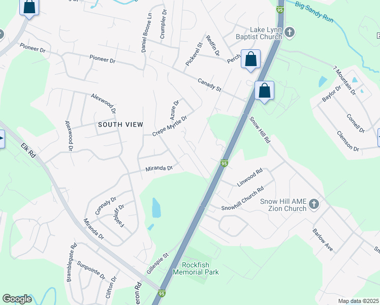 map of restaurants, bars, coffee shops, grocery stores, and more near 181 Sally Hill Circle in Fayetteville