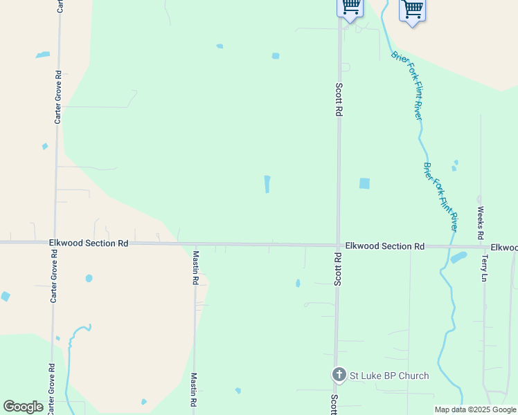 map of restaurants, bars, coffee shops, grocery stores, and more near 2809 Elkwood Section Road in Hazel Green