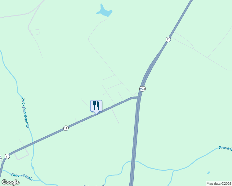 map of restaurants, bars, coffee shops, grocery stores, and more near Outlaw Trailer in Kenansville