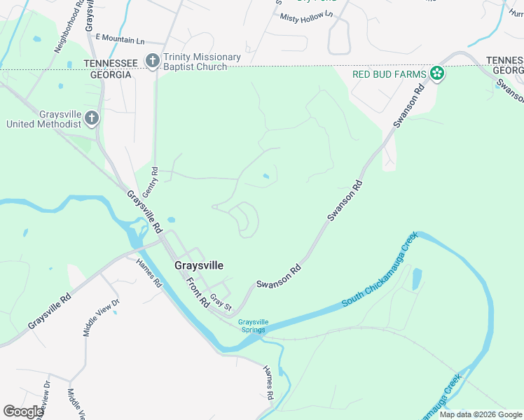 map of restaurants, bars, coffee shops, grocery stores, and more near 478 Tuscany Village Drive in Ringgold