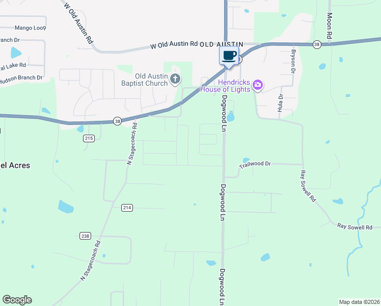 map of restaurants, bars, coffee shops, grocery stores, and more near 48 Grand Stand Drive in Austin