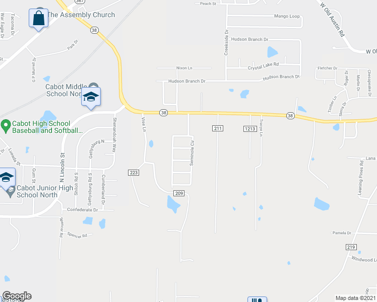 map of restaurants, bars, coffee shops, grocery stores, and more near 19 Cheyenne Drive in Austin