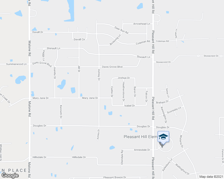 map of restaurants, bars, coffee shops, grocery stores, and more near 8134 Caitlin Drive in Olive Branch