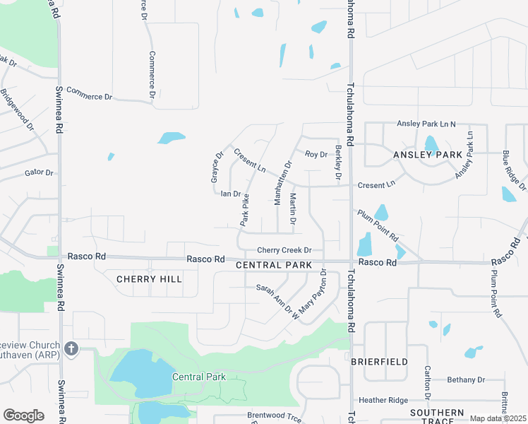 map of restaurants, bars, coffee shops, grocery stores, and more near 8162 Loden Lane in Southaven