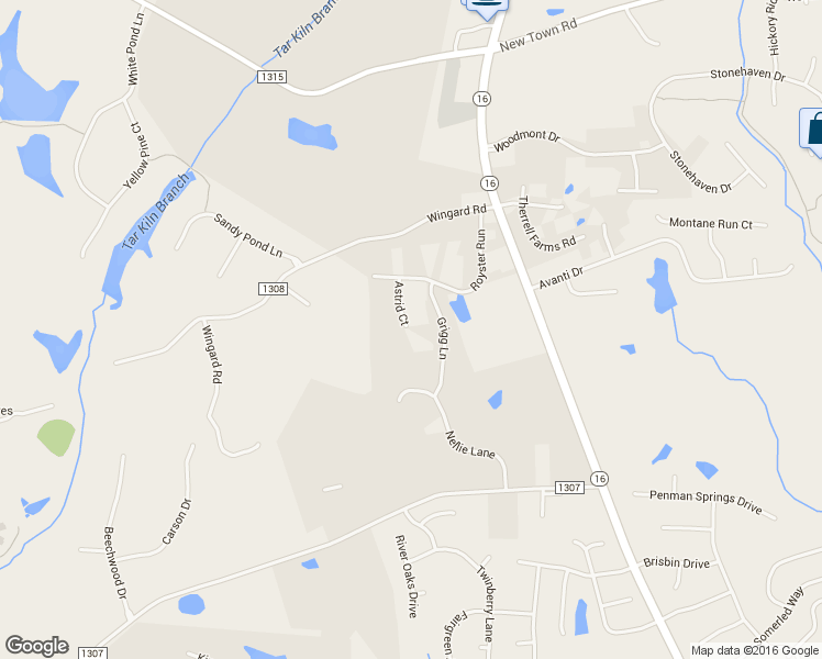 map of restaurants, bars, coffee shops, grocery stores, and more near 1913 Astrid Court in Waxhaw