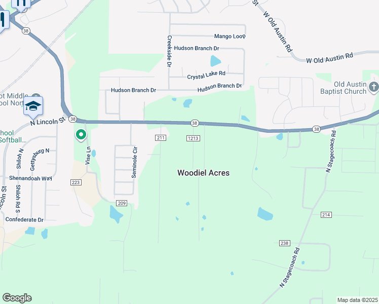 map of restaurants, bars, coffee shops, grocery stores, and more near 126 Henry Lane in Cabot