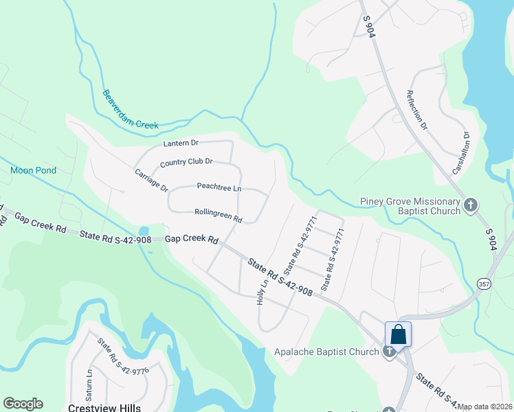 map of restaurants, bars, coffee shops, grocery stores, and more near 10 State Road S-42-9765 in Greer