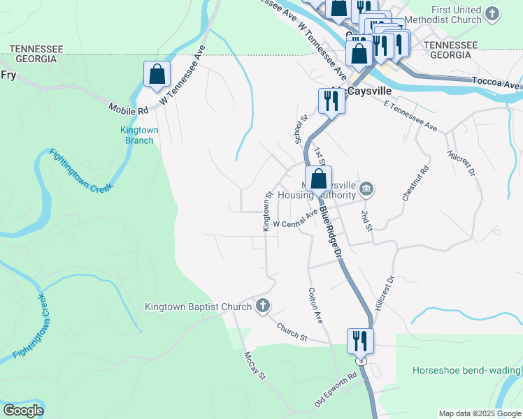 64 Barry Street, McCaysville GA Walk Score