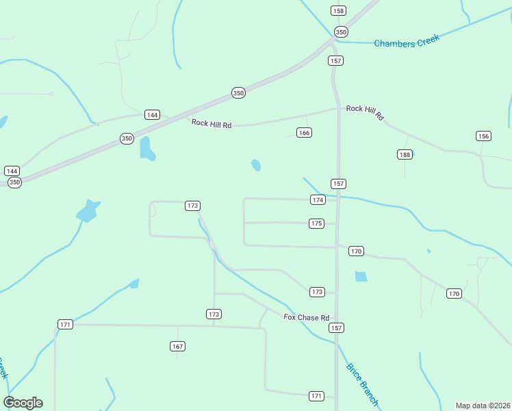 map of restaurants, bars, coffee shops, grocery stores, and more near 54 County Road 174 in Corinth