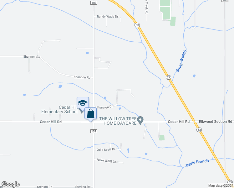 map of restaurants, bars, coffee shops, grocery stores, and more near 17298 Shannon Drive in Ardmore