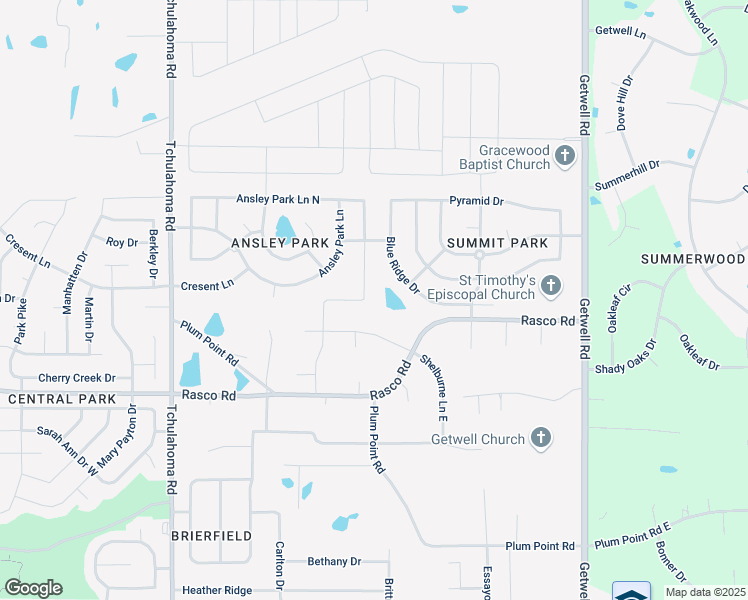 map of restaurants, bars, coffee shops, grocery stores, and more near 2497 Torrington Way in Southaven