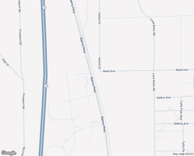map of restaurants, bars, coffee shops, grocery stores, and more near 1016 Reed Avenue in Mojave