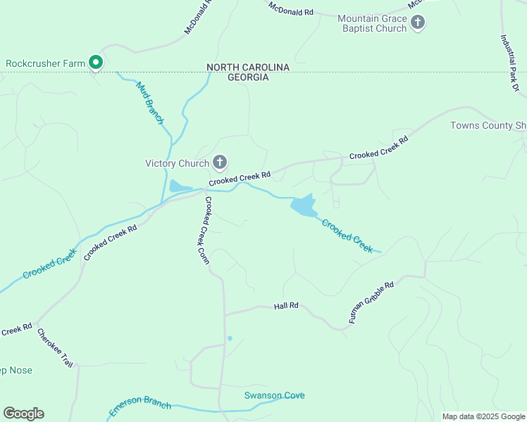 map of restaurants, bars, coffee shops, grocery stores, and more near 5102 Georgia 339 in Young Harris
