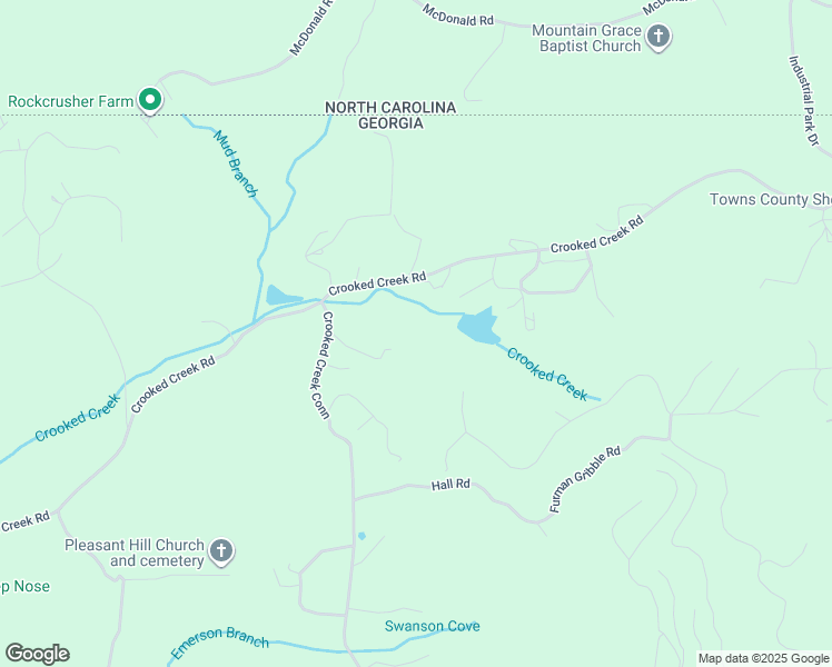 map of restaurants, bars, coffee shops, grocery stores, and more near 5102 Georgia 339 in Young Harris