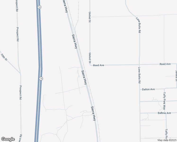map of restaurants, bars, coffee shops, grocery stores, and more near 1016 Reed Avenue in Mojave