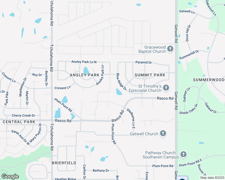map of restaurants, bars, coffee shops, grocery stores, and more near 8278 Windsor Lane in Southaven