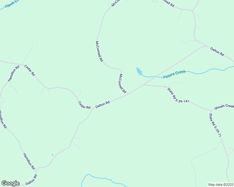map of restaurants, bars, coffee shops, grocery stores, and more near 653 Dalton Road in Pickens County