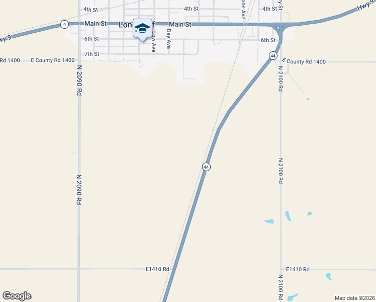 map of restaurants, bars, coffee shops, grocery stores, and more near in Lone Wolf