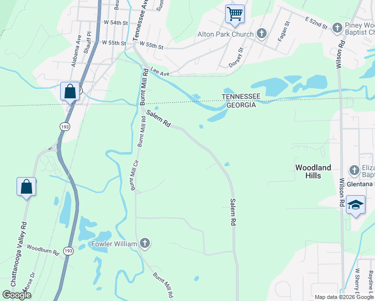 map of restaurants, bars, coffee shops, grocery stores, and more near 914 Walker Road in Rossville