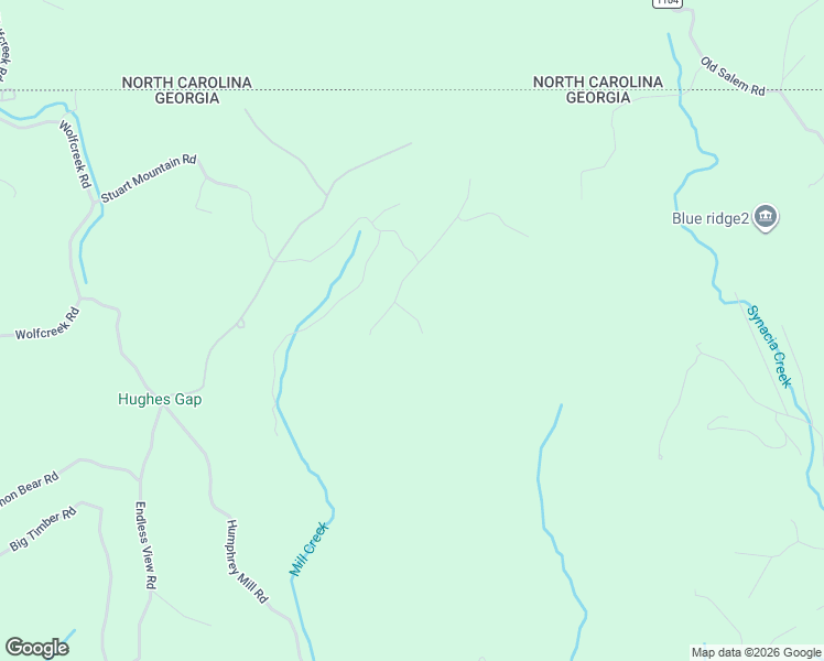 map of restaurants, bars, coffee shops, grocery stores, and more near 104 Gibbs Point in Mineral Bluff