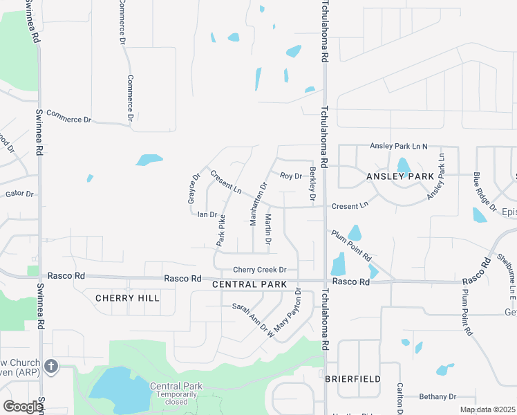 map of restaurants, bars, coffee shops, grocery stores, and more near 8254 Manhatten Drive in Southaven