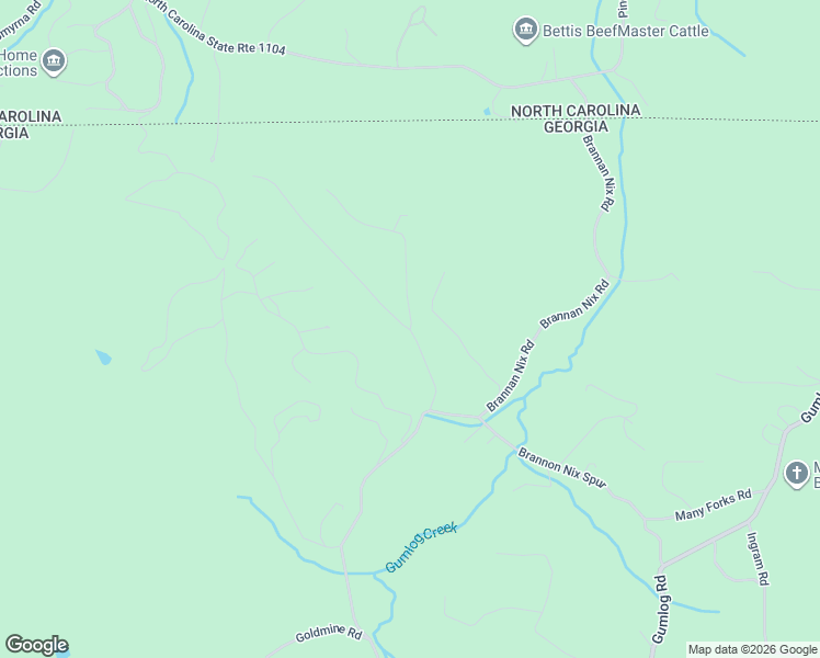 map of restaurants, bars, coffee shops, grocery stores, and more near 587 Ray Drive in Young Harris