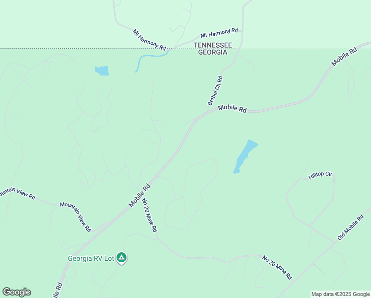 map of restaurants, bars, coffee shops, grocery stores, and more near 3393 Mobile Road in McCaysville