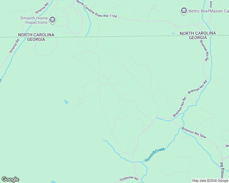 map of restaurants, bars, coffee shops, grocery stores, and more near 518 Brannon Ridge in Young Harris
