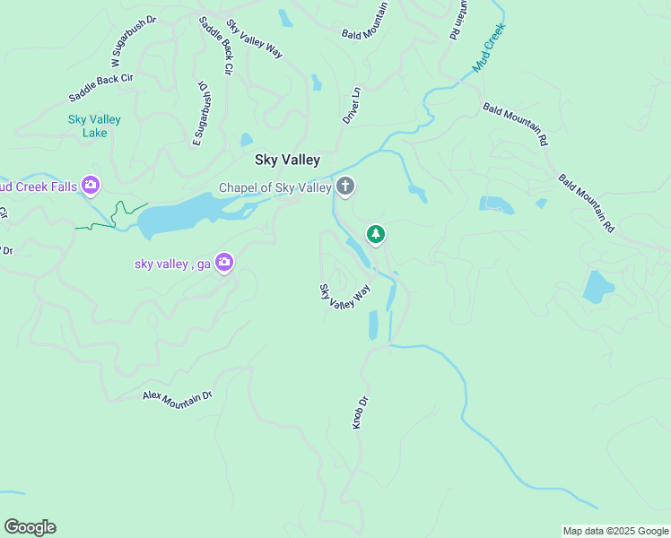 map of restaurants, bars, coffee shops, grocery stores, and more near 144 Spy Glass Circle in Sky Valley