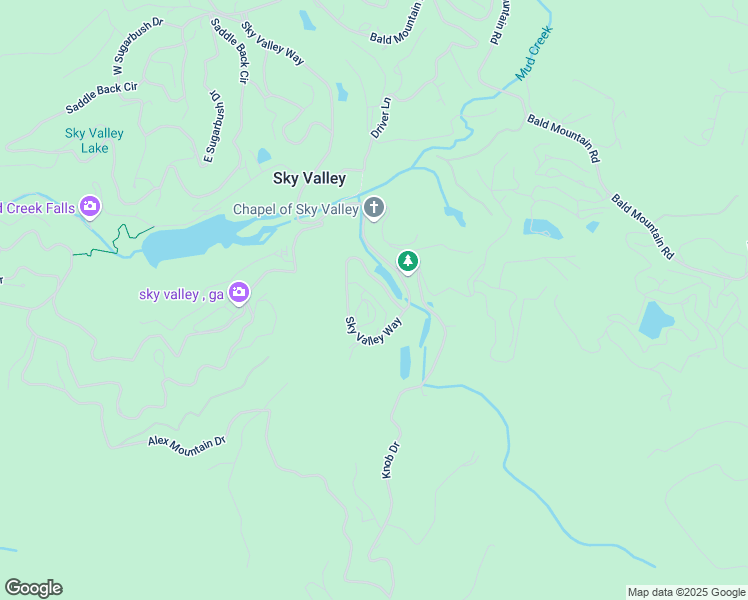 map of restaurants, bars, coffee shops, grocery stores, and more near 144 Spy Glass Circle in Sky Valley