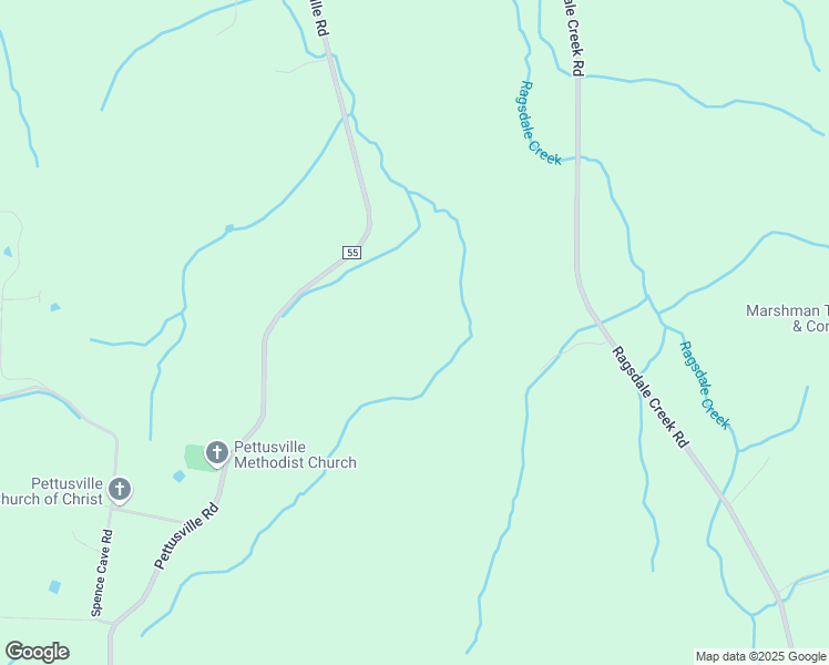 map of restaurants, bars, coffee shops, grocery stores, and more near 29228 Pettusville Road in Elkmont