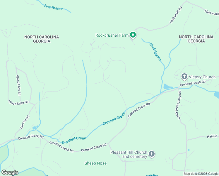 map of restaurants, bars, coffee shops, grocery stores, and more near 373 New Forest Road in Young Harris