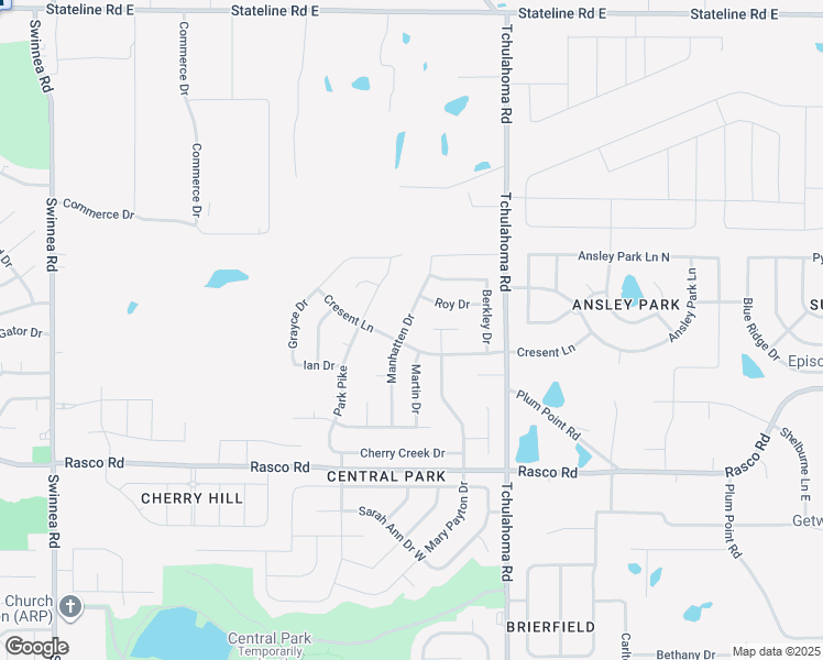 map of restaurants, bars, coffee shops, grocery stores, and more near 8308 Manhatten Drive in Southaven